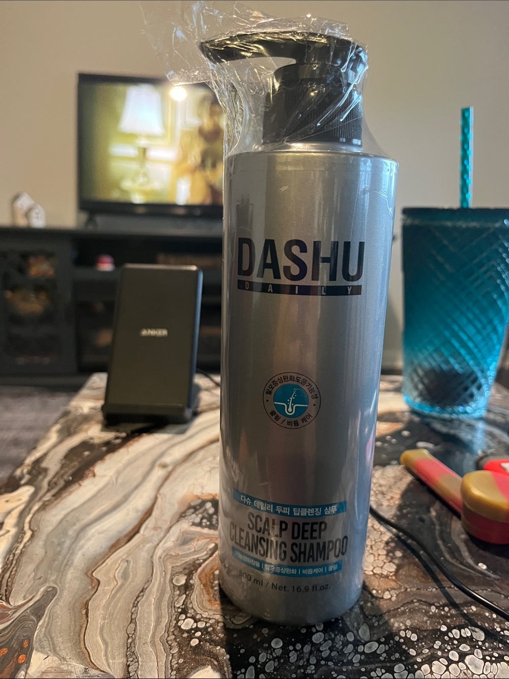 Ash DASHU Daily Scalp Deep Cleansing Shampoo - Silver Bottle